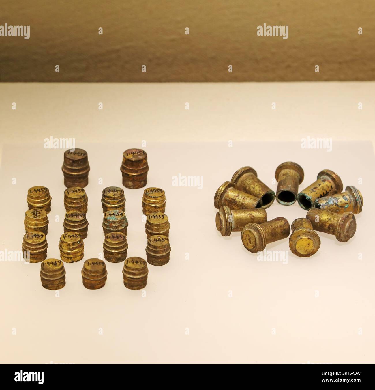 Ancient Chinese Copper Artifacts Stock Photo Alamy