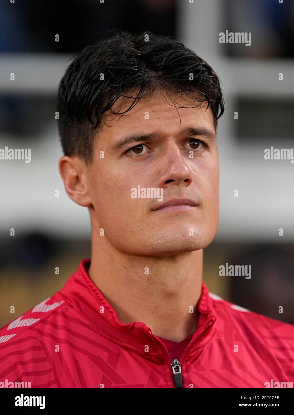 September 10 2023 Christian Noergaard (Denmark) looks on during a