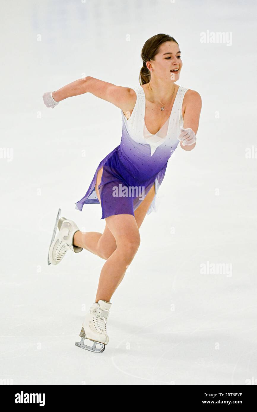 Alina URUSHADZE (GEO), during Women Free Skating, at the Lombardia Trophy 2023 Memorial Anna Grandolfi, at IceLab, on September 9, 2023 in Bergamo, Italy