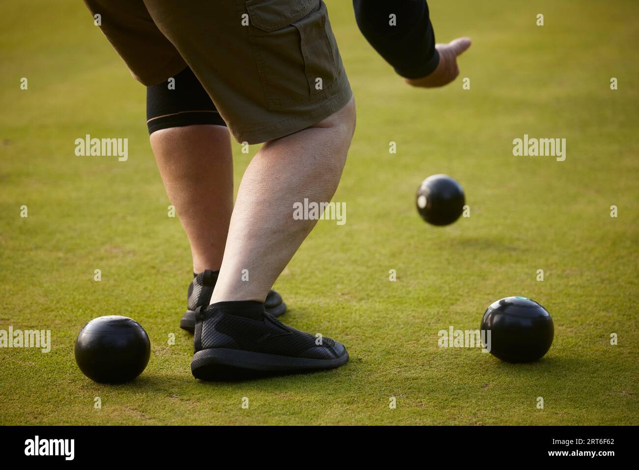 Lowerhouse Bowling Club, Burnley, Lancashire, Stock Photo