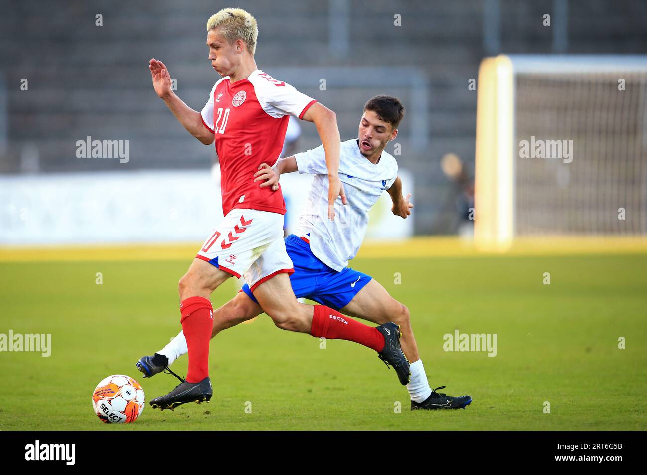 Gladsaxe, Denmark. 08th, September 2023. Max Ejdum (20) of Denmark and