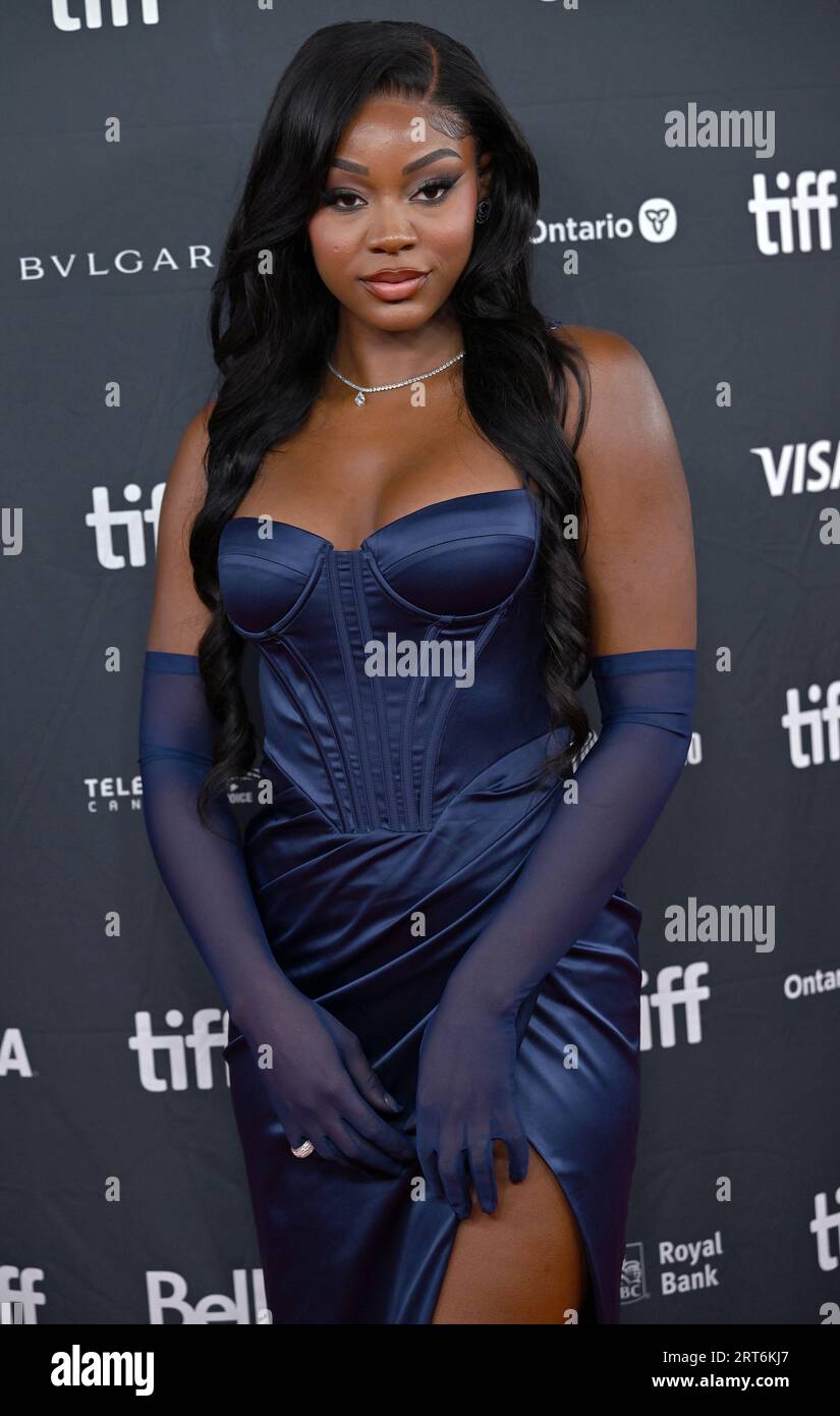 Toronto, Canada. 10th Sep, 2023. Krista Nazaire attends the world premiere of 'Hell of a Summer' at the Royal Alexandra Theatre during the Toronto International Film Festival in Toronto, Canada on Sunday, September 10, 2023. Photo by Chris Chew/UPI. Credit: UPI/Alamy Live News Stock Photo