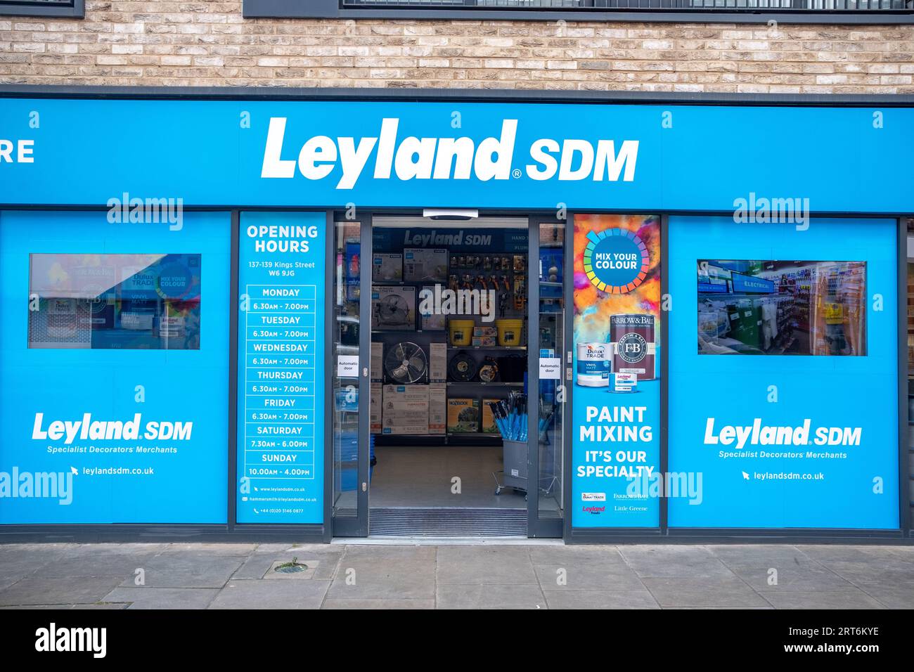 LONDON AUGUST 3, 2023 Leyland SDM store. A chain of British DIY and