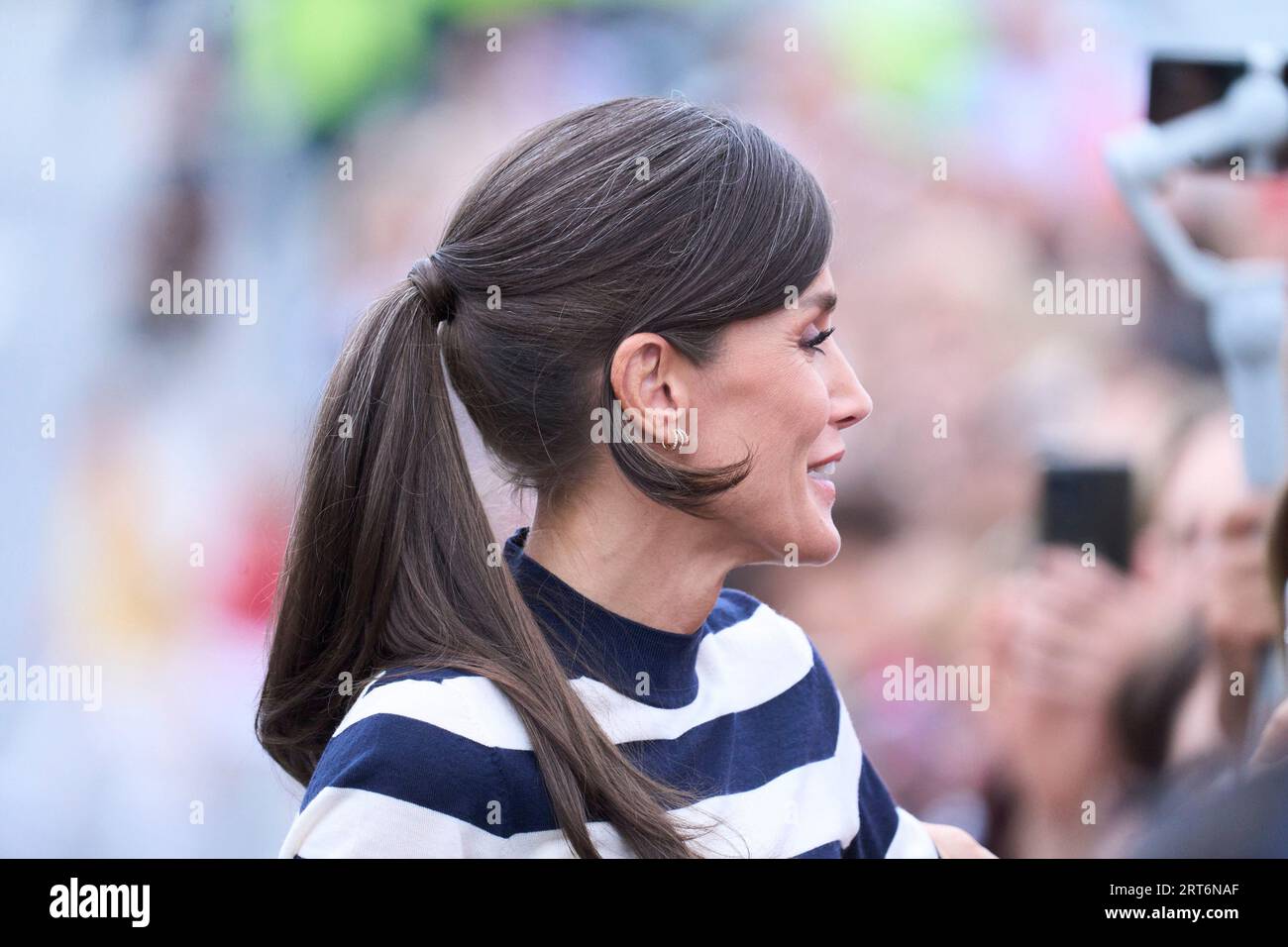 Sigueiro/Orosos. Spain. 20230911, Queen Letizia of Spain attends the Opening  of the School Year 2023/