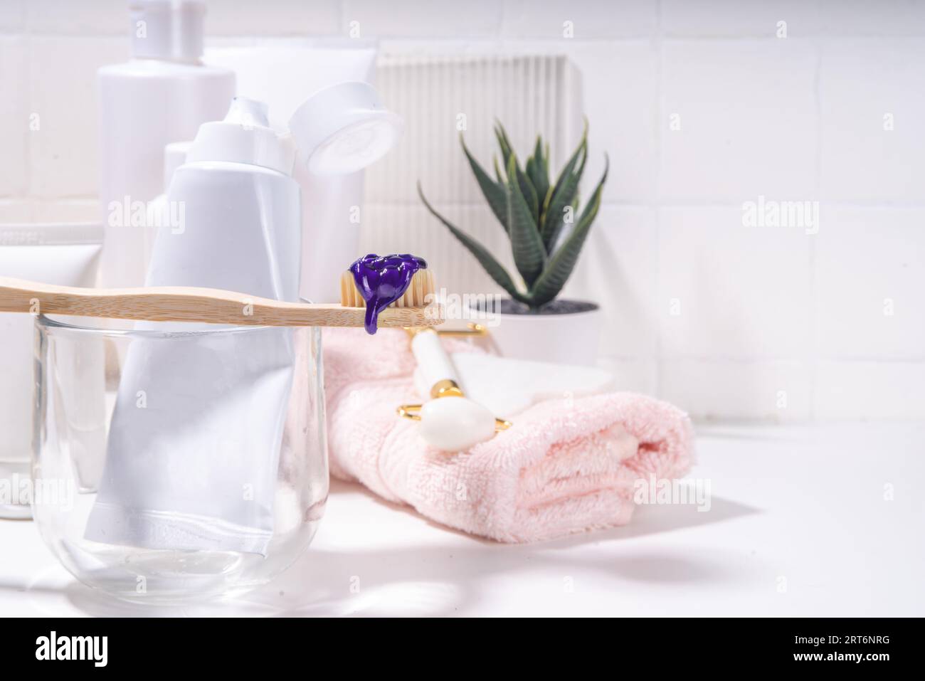 Trendy whitening purple Toothpaste, korean asian toothpaste with ...