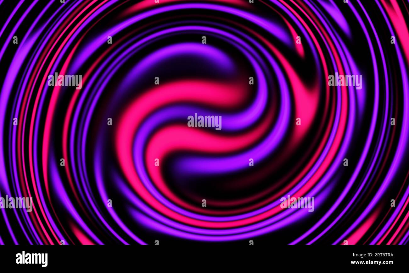 abstract background with purple and pink spiral pattern on black ...