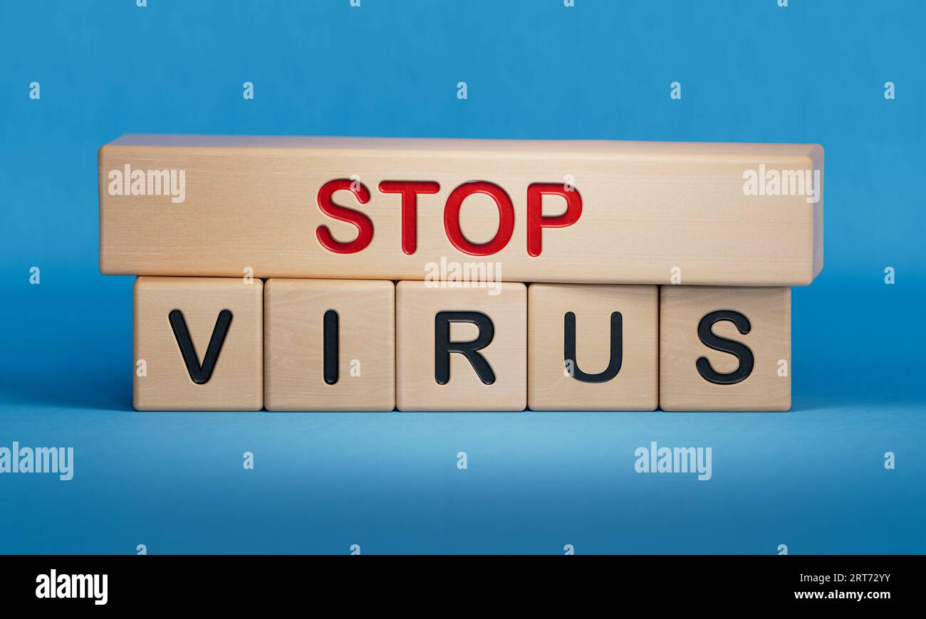 Stop virus concept. Hope and the end. Stop virus; long-term effects of coronavirus. Chronic fatigue, feeling tired easily. Medical, treatment long cov Stock Photo