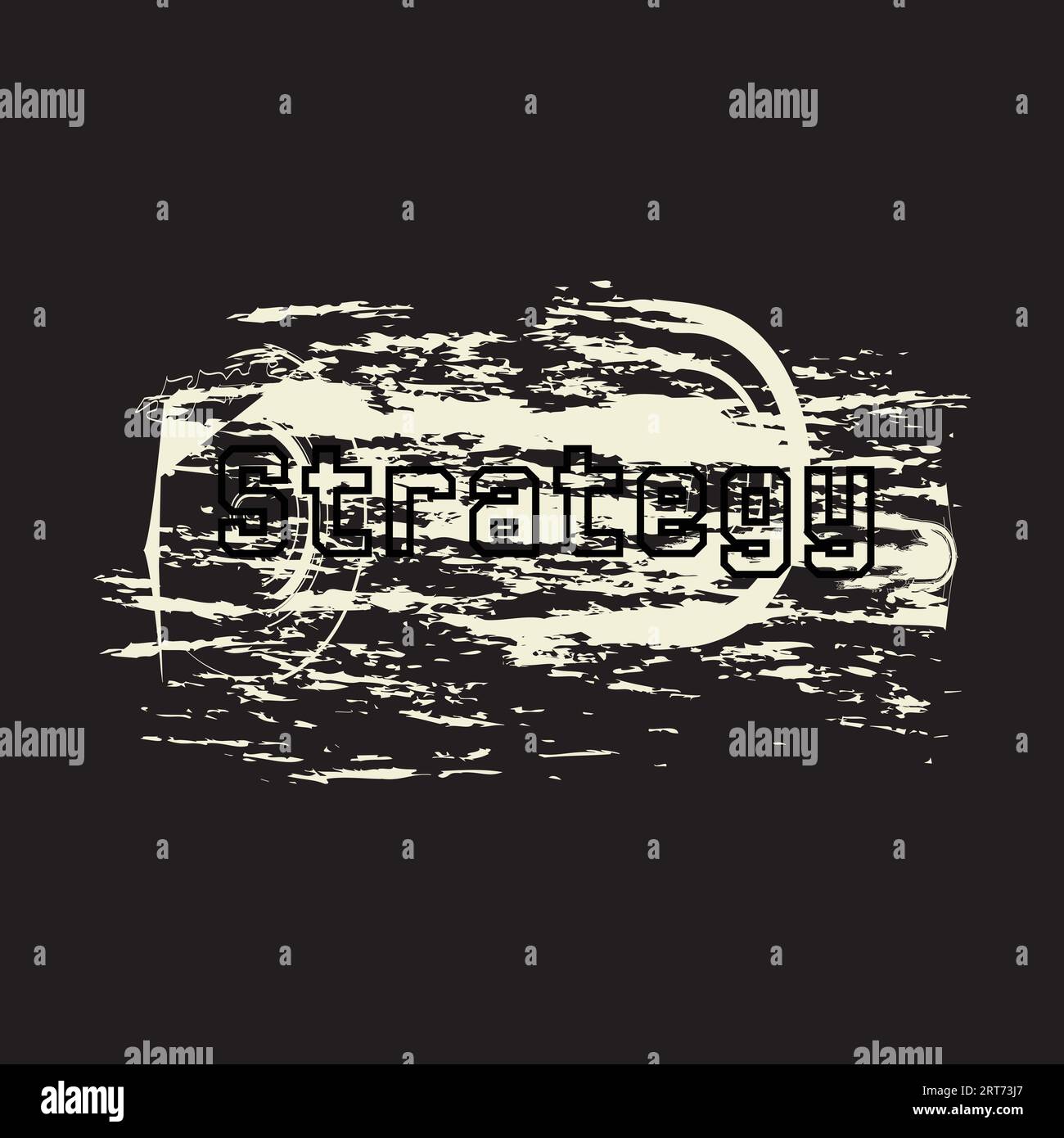Strategy Lettering Motivational strategy Stock Vector Images - Alamy