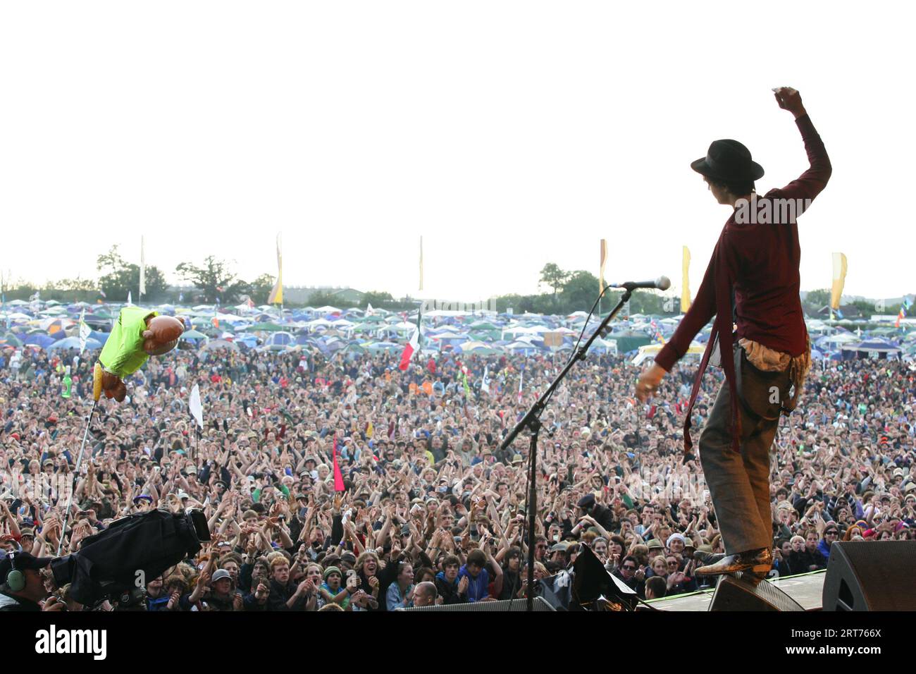 Pete doherty babyshambles glastonbury festival hi-res stock