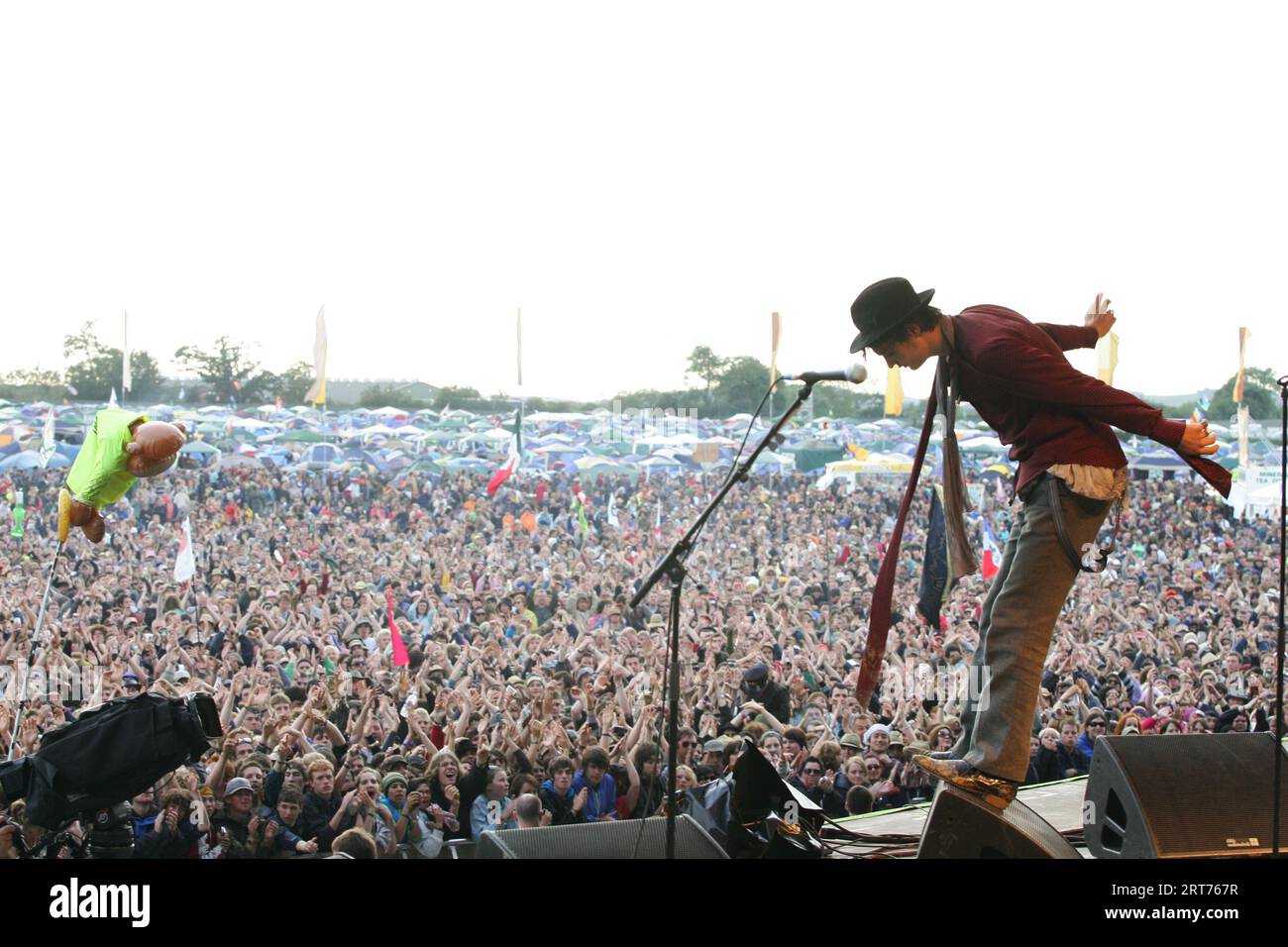 Pete doherty babyshambles glastonbury festival hi-res stock