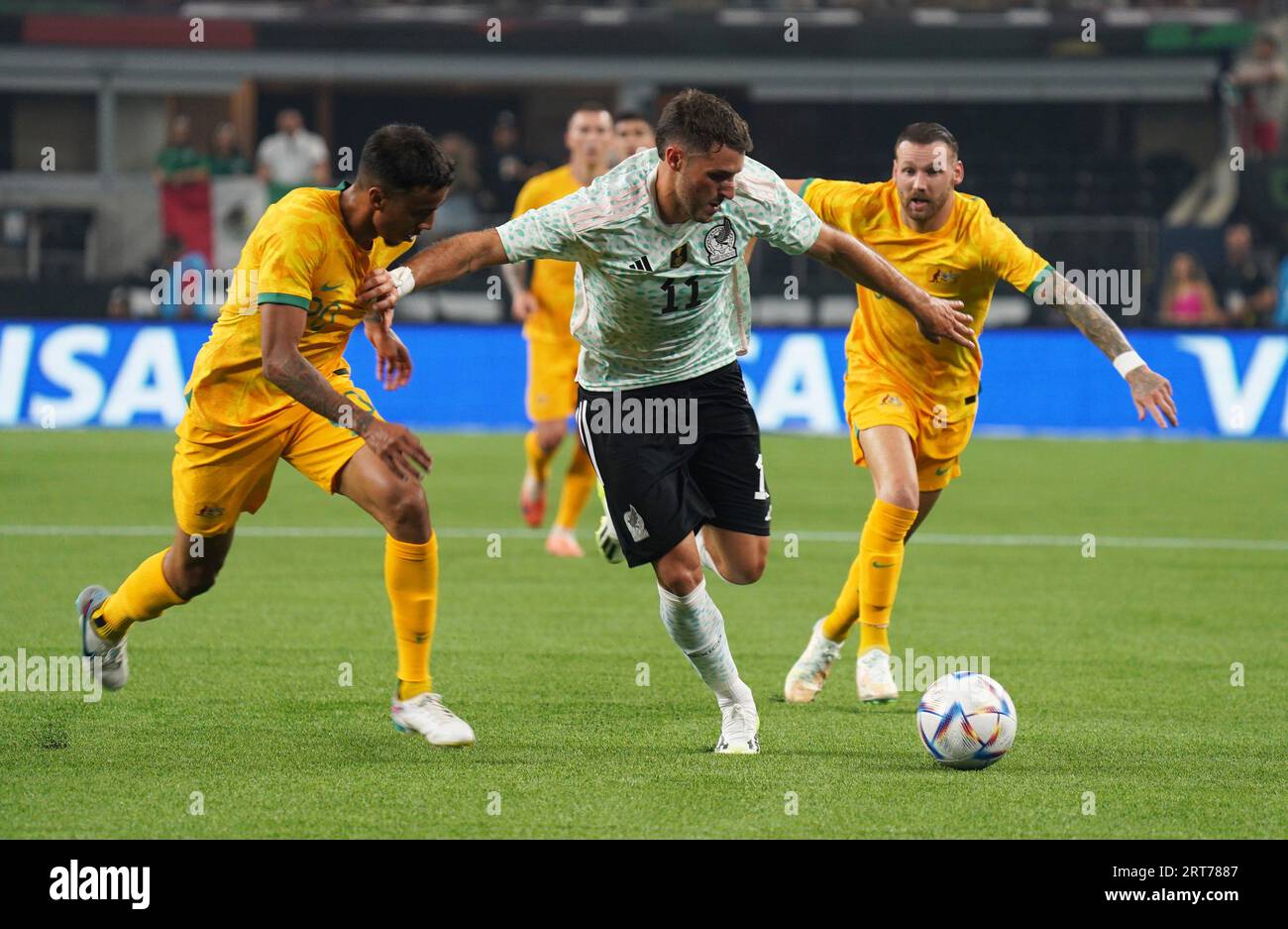 Arlington, Texas, United States Santiago Gimenez (MX) in action during