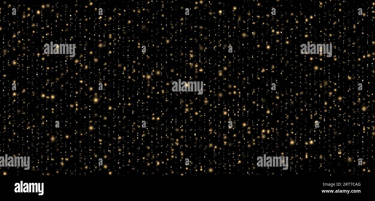 Festive vector background with gold glitter and confetti for Christmas ...