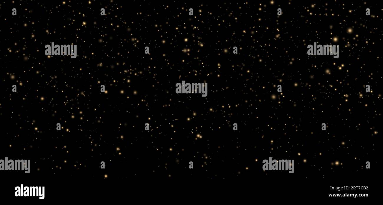 Festive vector background with gold glitter and confetti for Christmas ...