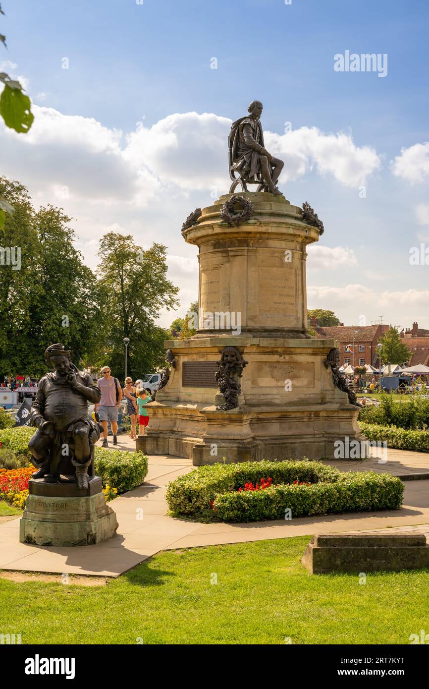 The Gower Memorial in Bancroft Gardens, Stratford on Avon, England Stock Photo