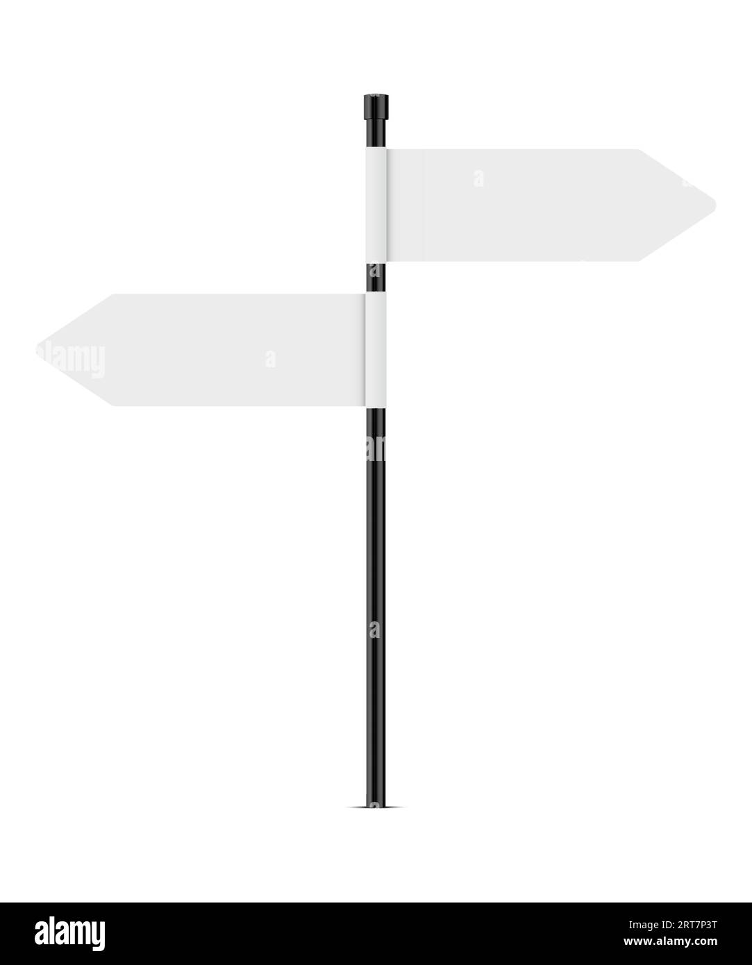 blank road signpost. Vector illustration Stock Vector Image & Art - Alamy