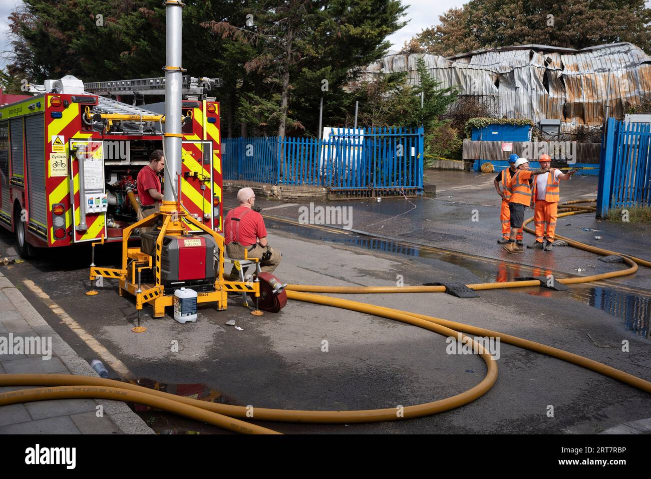 Following the fire at the Norris Waste Recycling Facility on