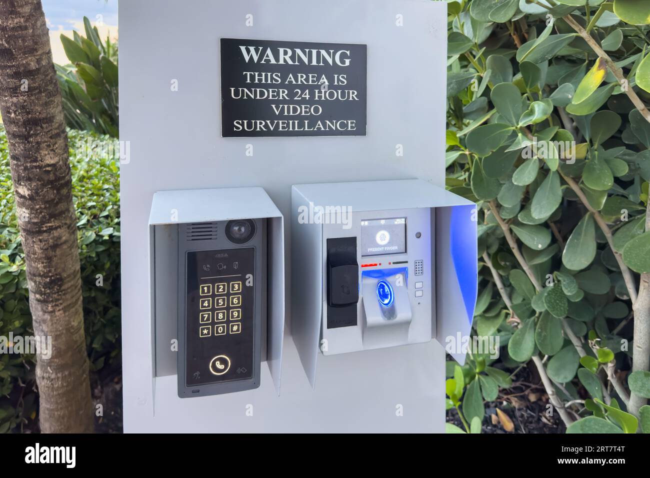Miami, Florida August 25th, 2023 The fingerprint access control terminal with face
