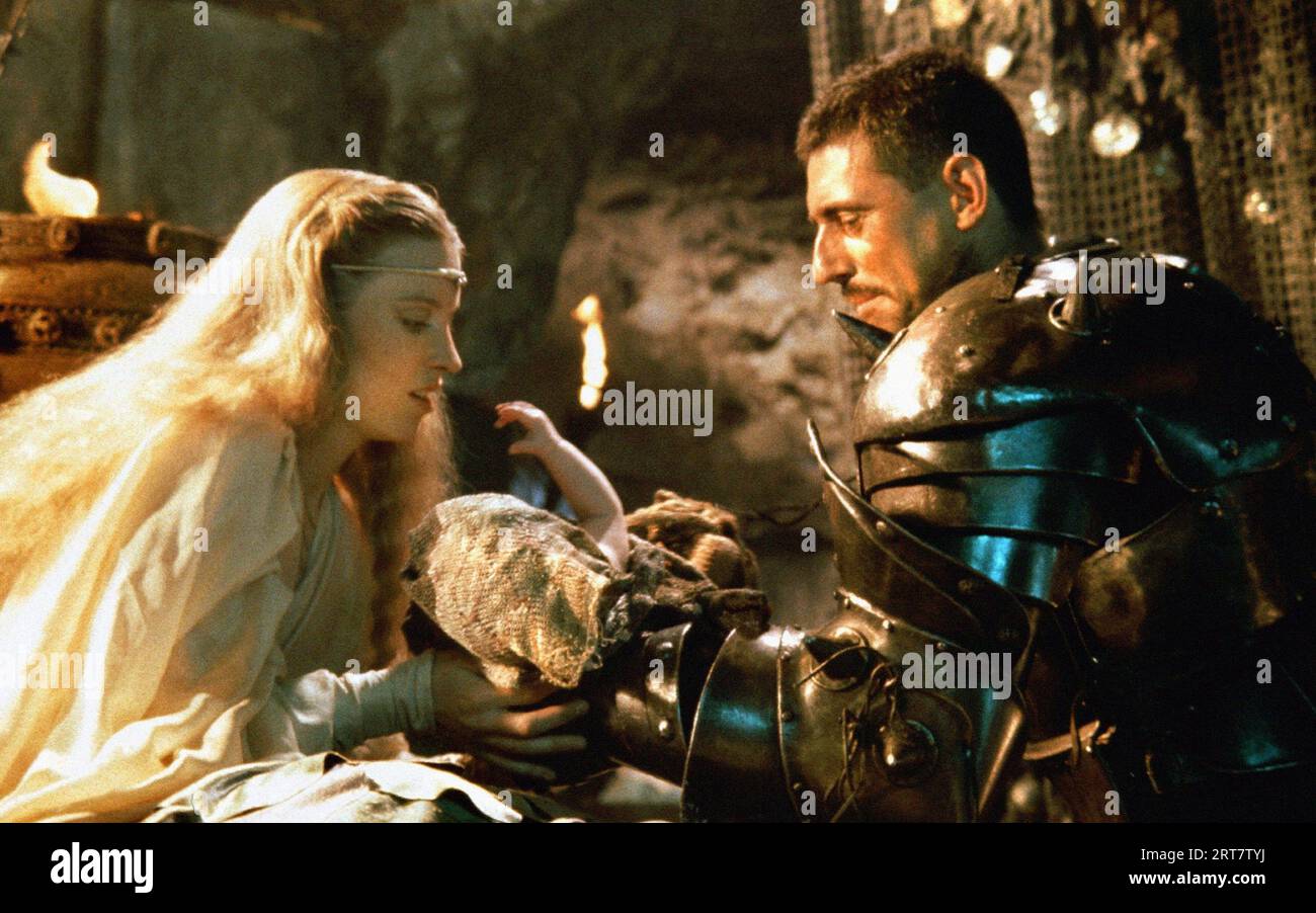 Katrine Boorman, Gabriel Byrne, "Excalibur" (1981). Photo credit ...