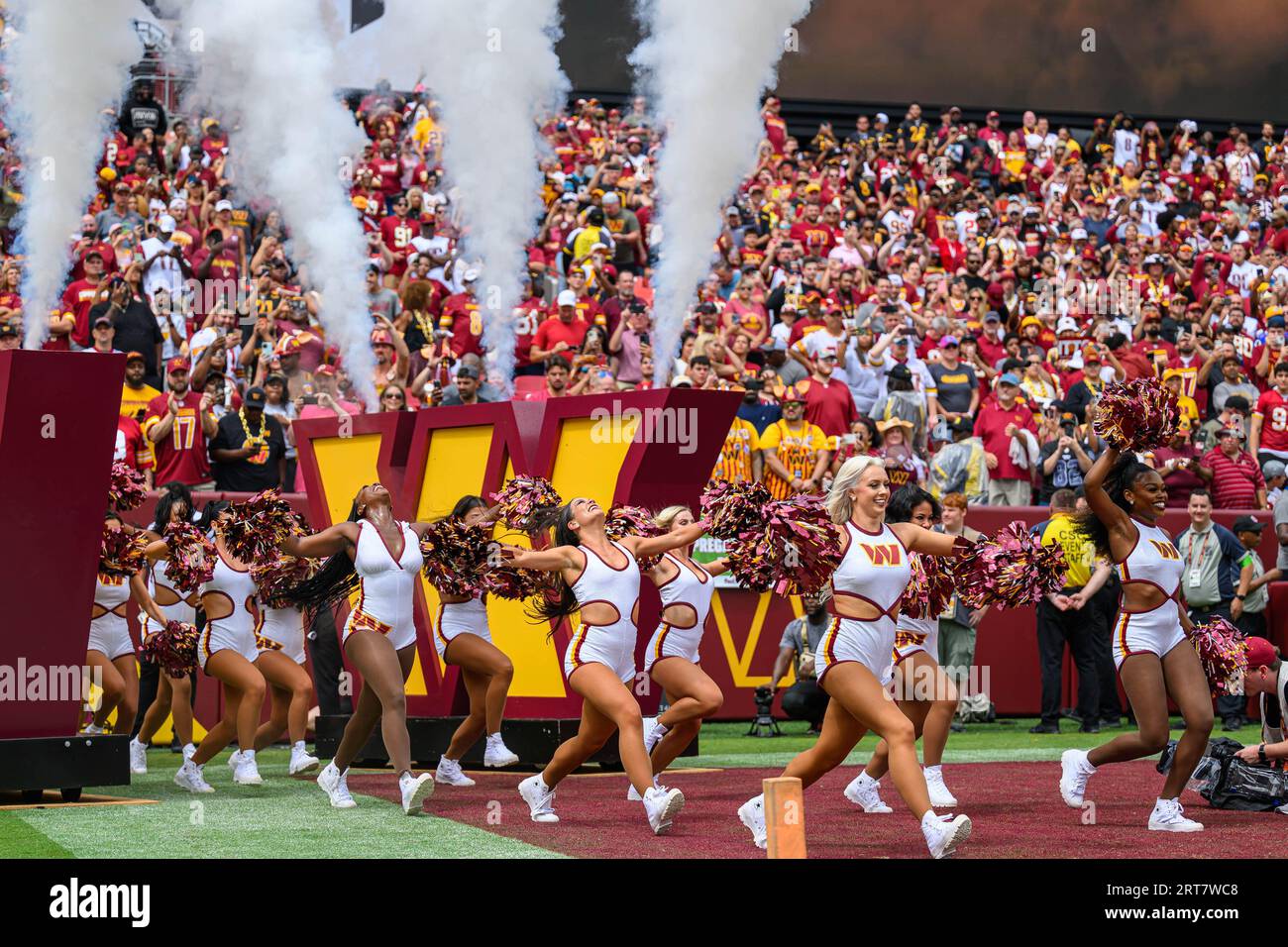 Washington commanders cheerleaders hires stock photography and images