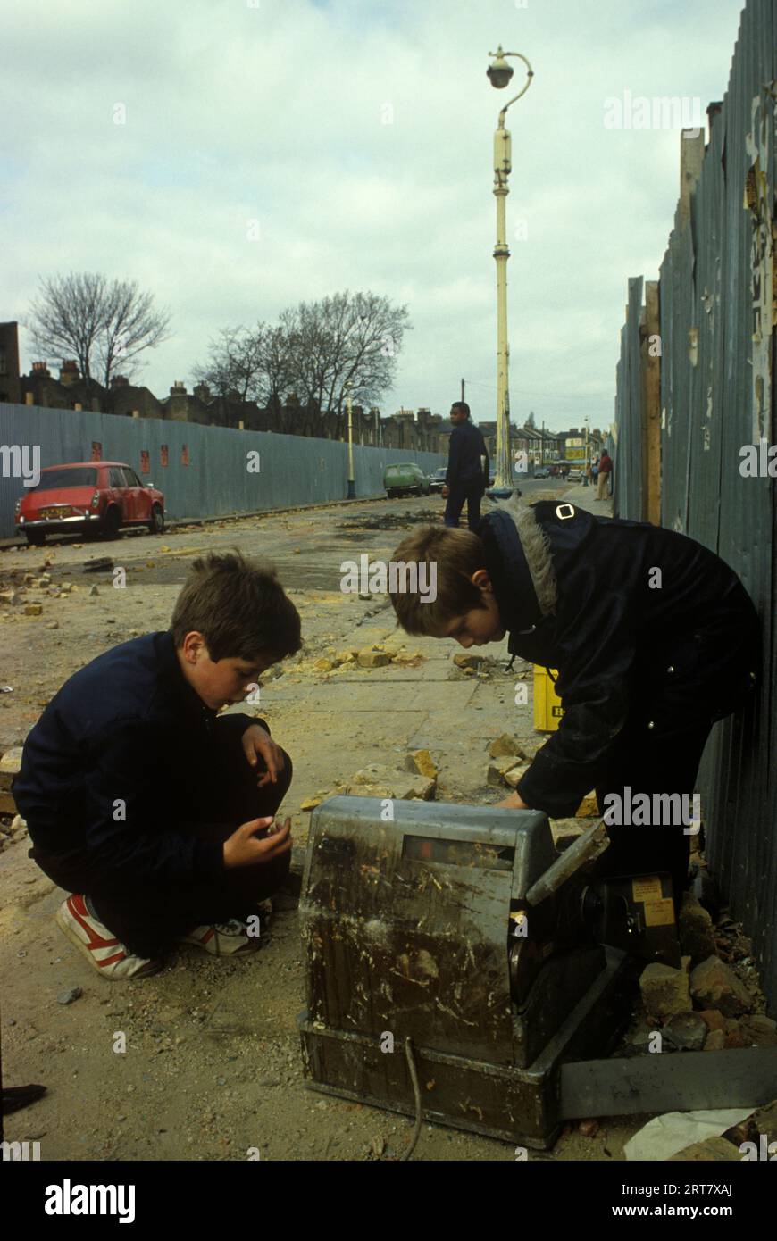 Brixton Riots Background Brixton Riots 1980s UK. The day after local kids playing with cash till ...