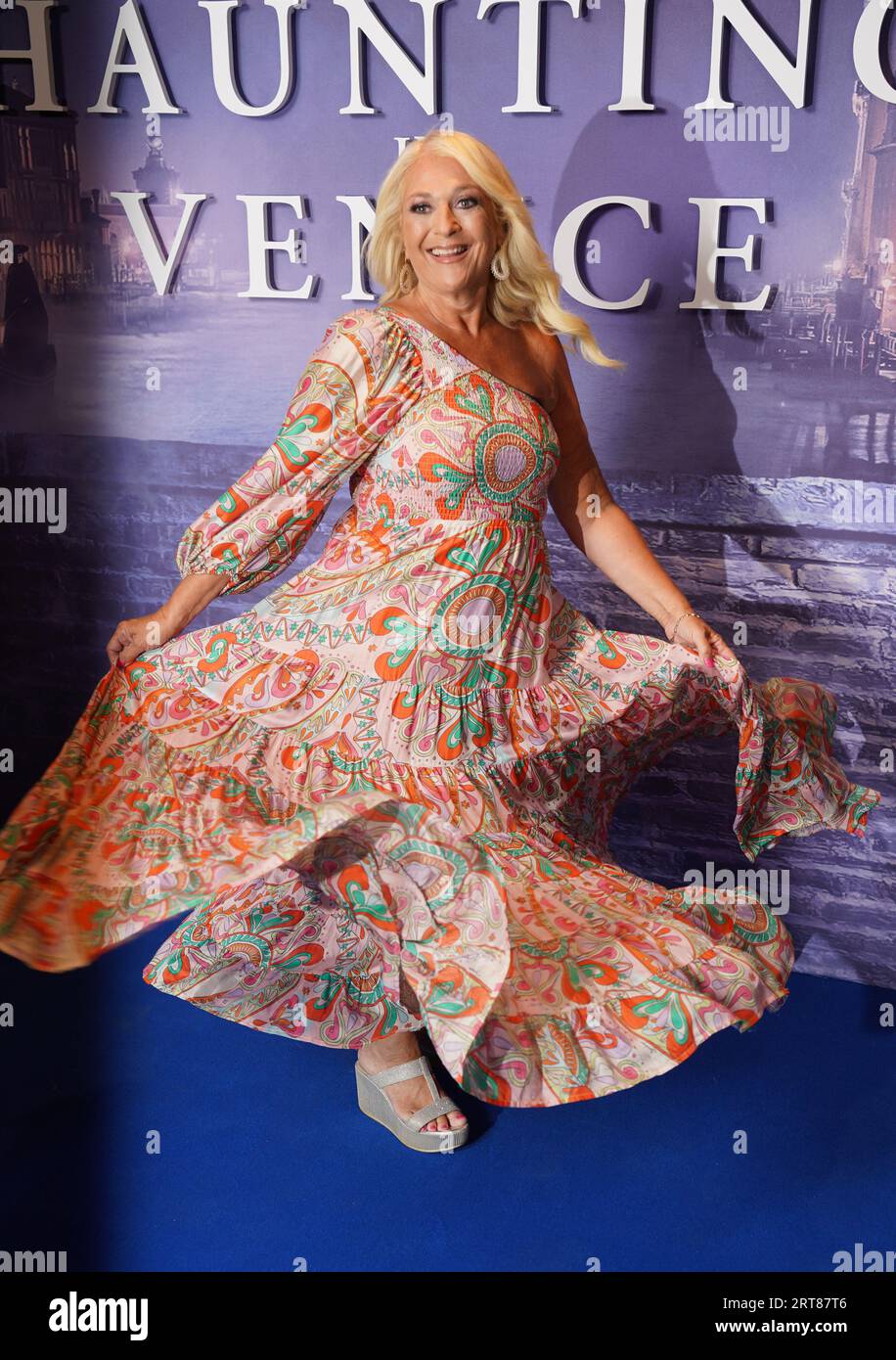 Vanessa Feltz attending a special screening of A Haunting in Venice at ...