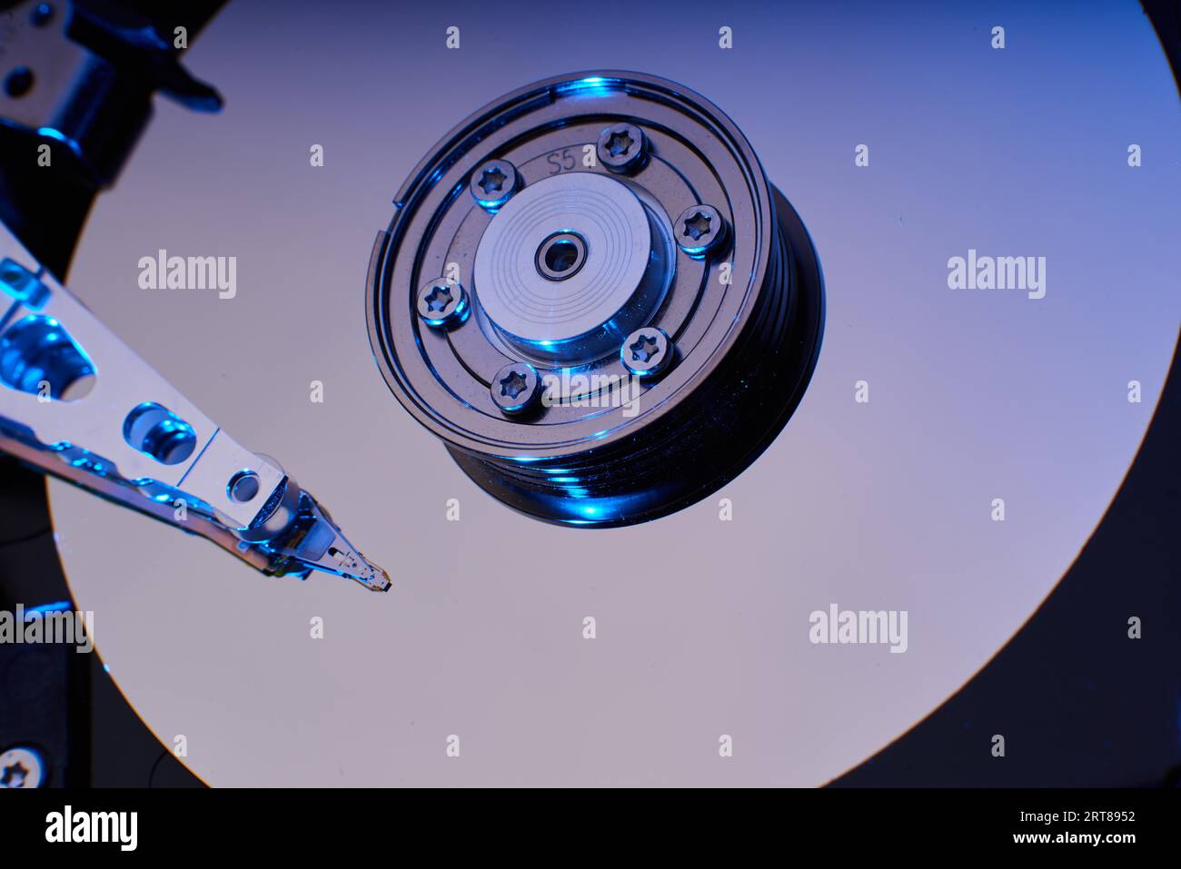 Conventional computer hard disk drive HDD Stock Photo Alamy
