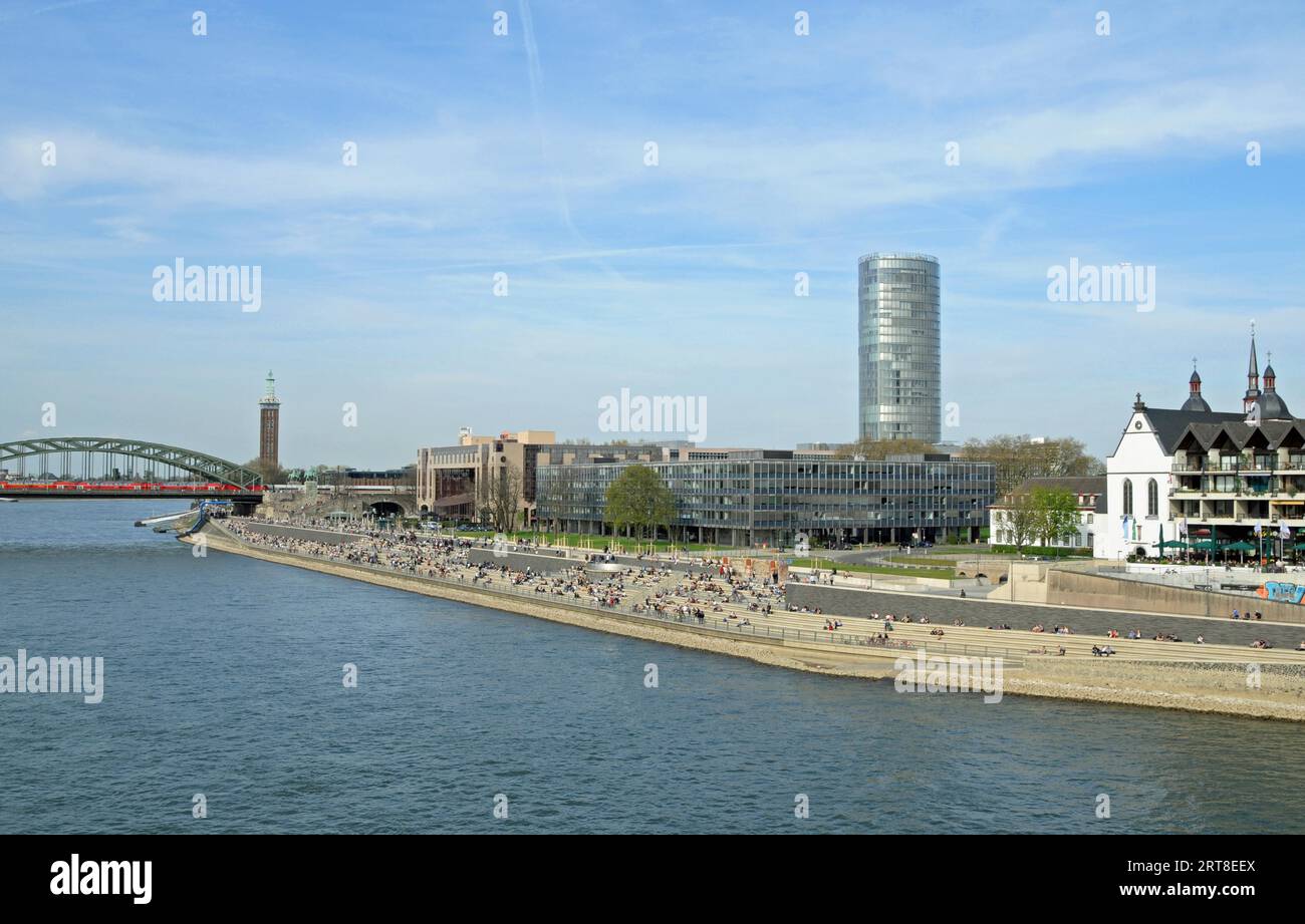 Germany cologne rhine boulevard hi-res stock photography and images - Alamy