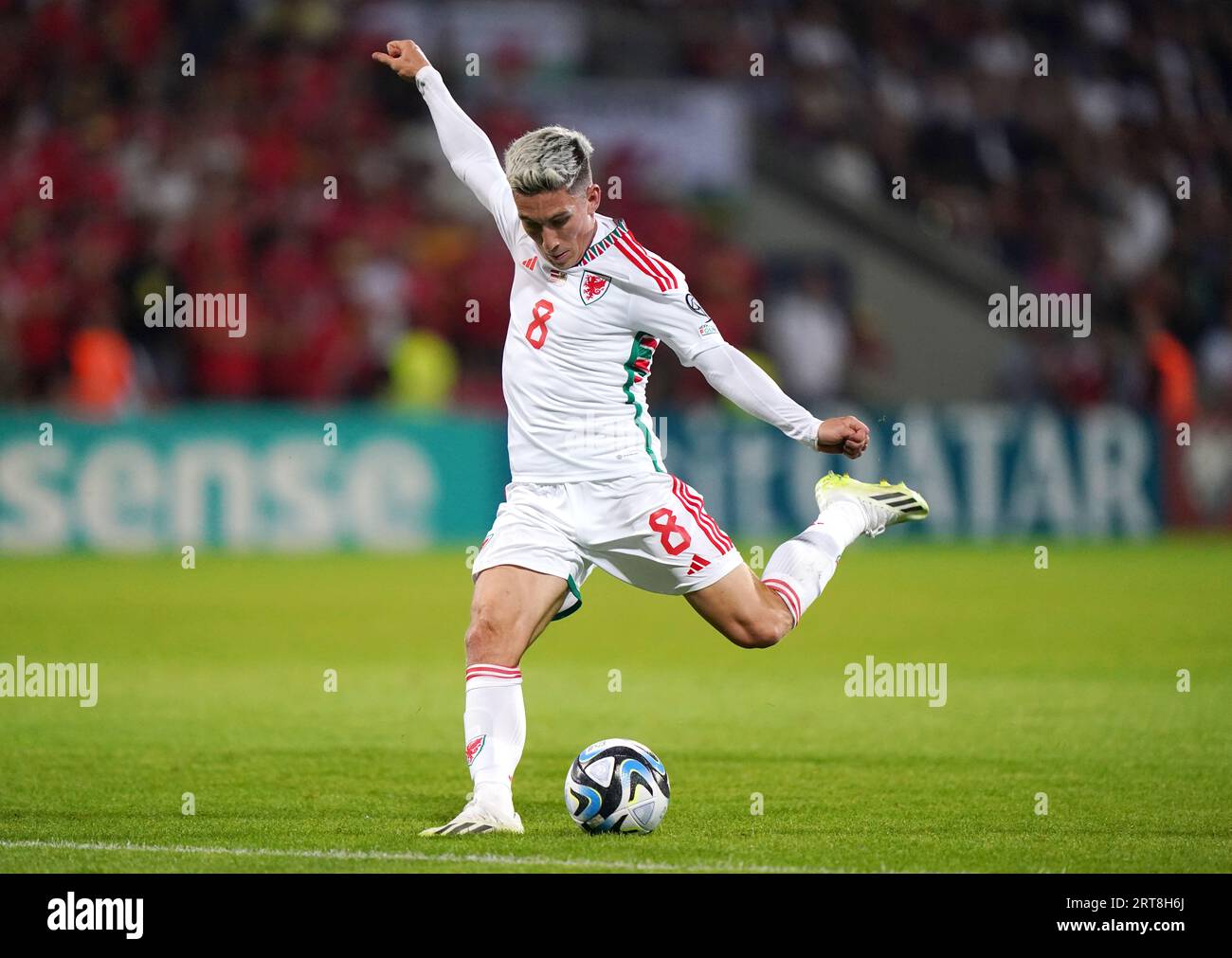Wales' Harry Wilson during the UEFA Euro 2024 Qualifying Group D match at the Skonto Stadium, Riga. Picture date: Monday September 11, 2023. Stock Photo