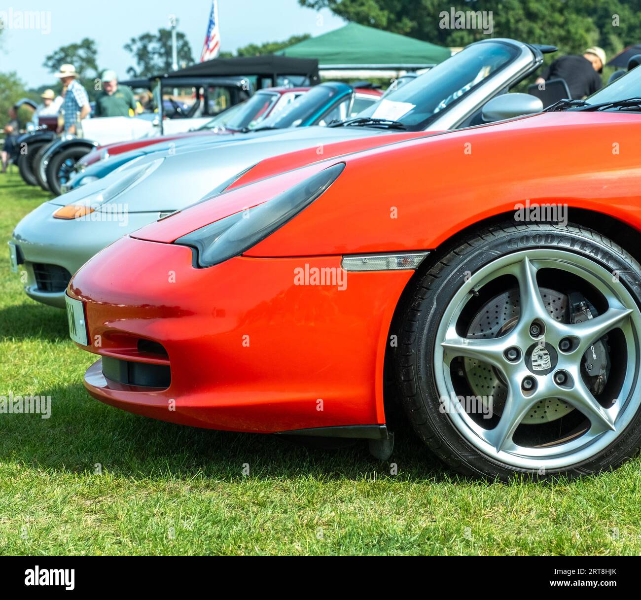 Wroxham, Norfolk, UK September 10 2023. Low down front end view of a