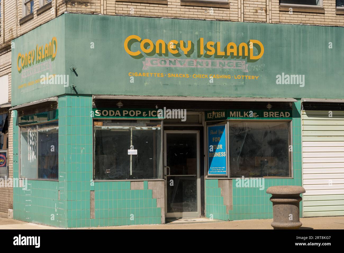 Coney Island Convenience store, Johnstown, PA. Photo by Liz Roll Stock