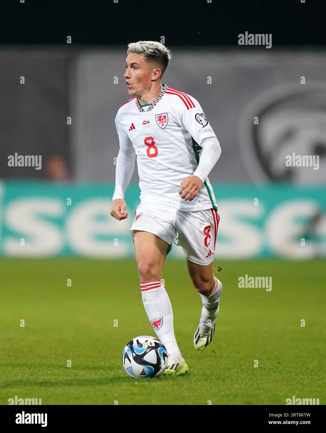Wales' Harry Wilson during the UEFA Euro 2024 Qualifying Group D match at the Skonto Stadium, Riga. Picture date: Monday September 11, 2023. Stock Photo