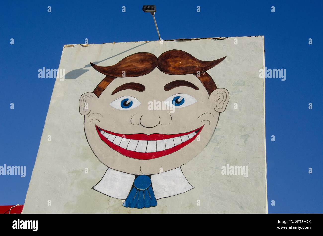 Tilly is painted on the Wonder Bar in Asbury Park, NJ Stock Photo