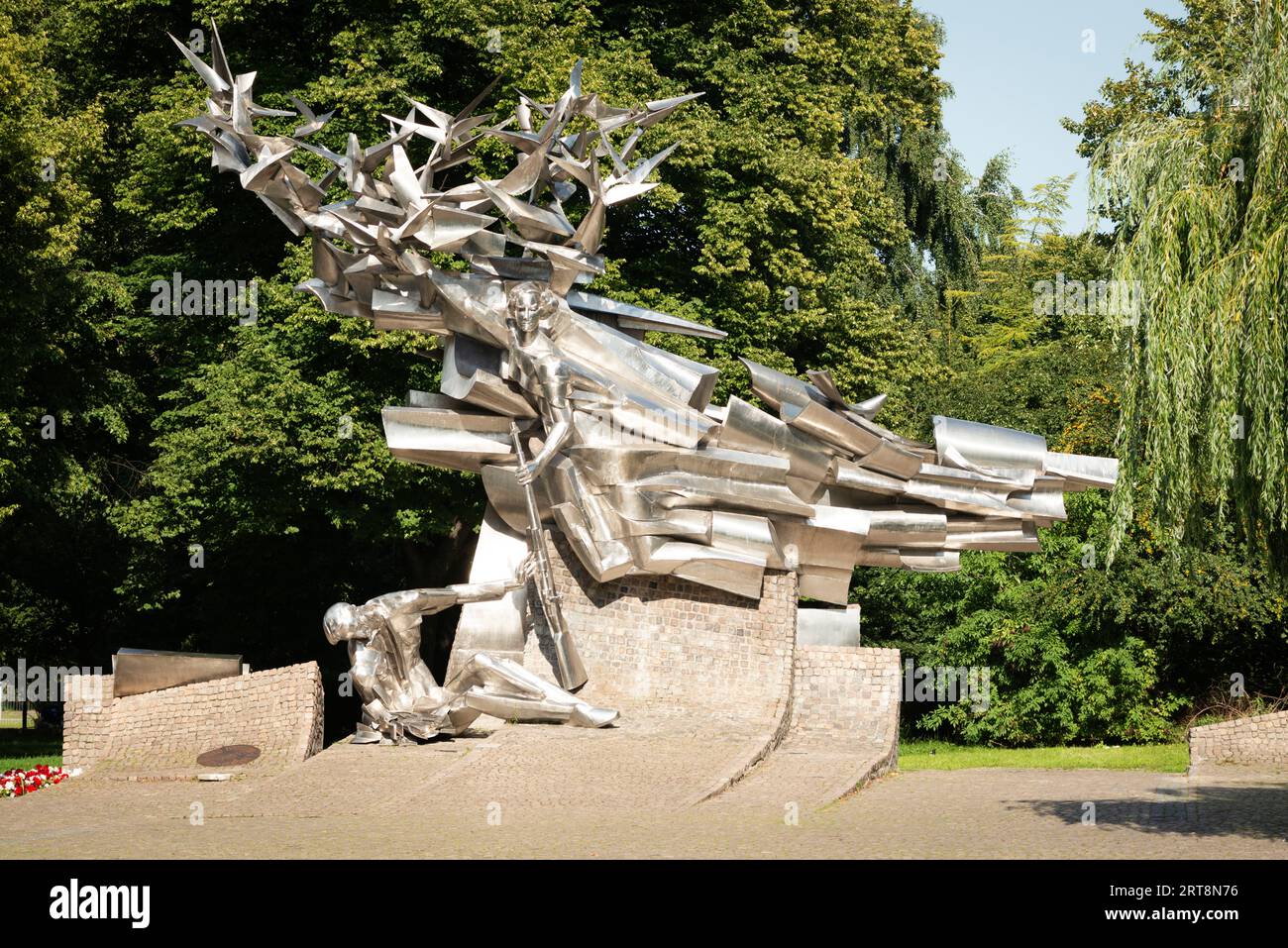 Monument to the Defenders of the Polish Post Office by Wincenty Kućma in Gdansk, Poland, Europe