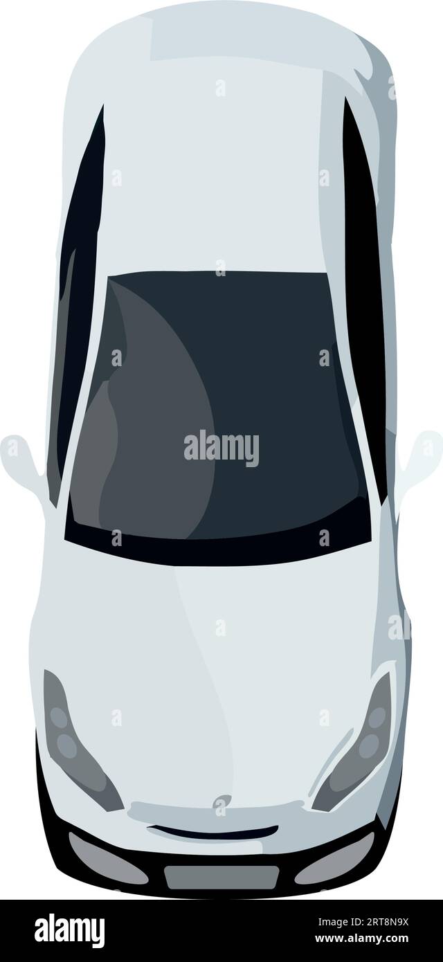 Modern sedan car on white background Stock Vector Image & Art - Alamy
