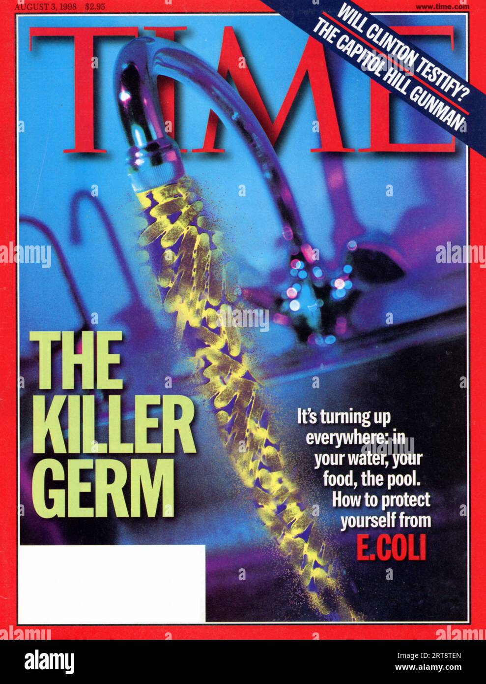 Vintage 'Time' magazine 3 August 1998 issue Cover, USA Stock Photo