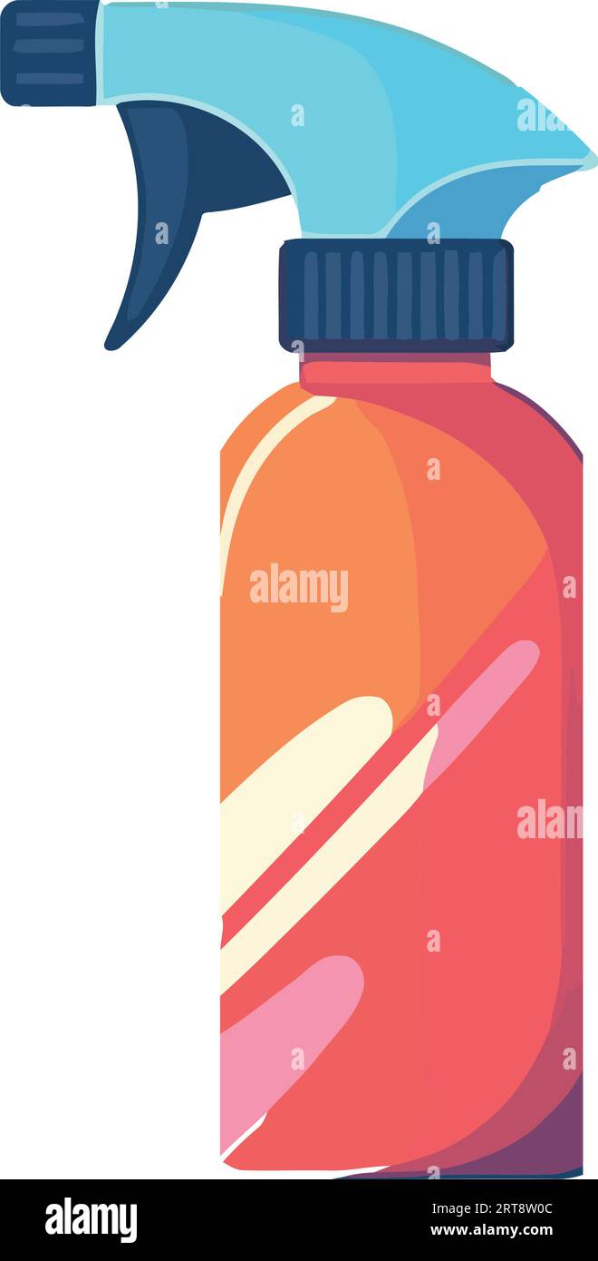 Vector illustration of a plastic spray bottle Stock Vector Image & Art ...