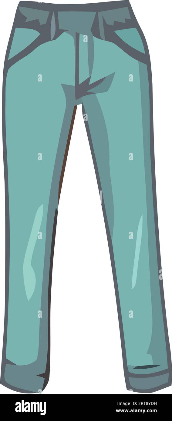 Denim pants symbolize modern fashion for men Stock Vector Image & Art Alamy