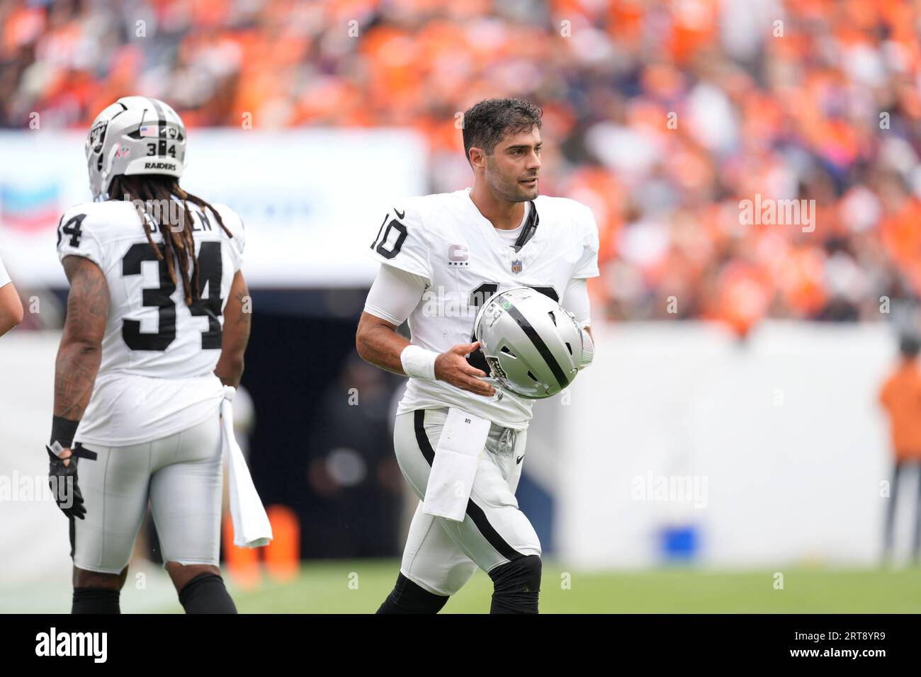 Denver, Colorado, USA. 10th Sep, 2023. Raiders QB JIMMY GAROPPOLO