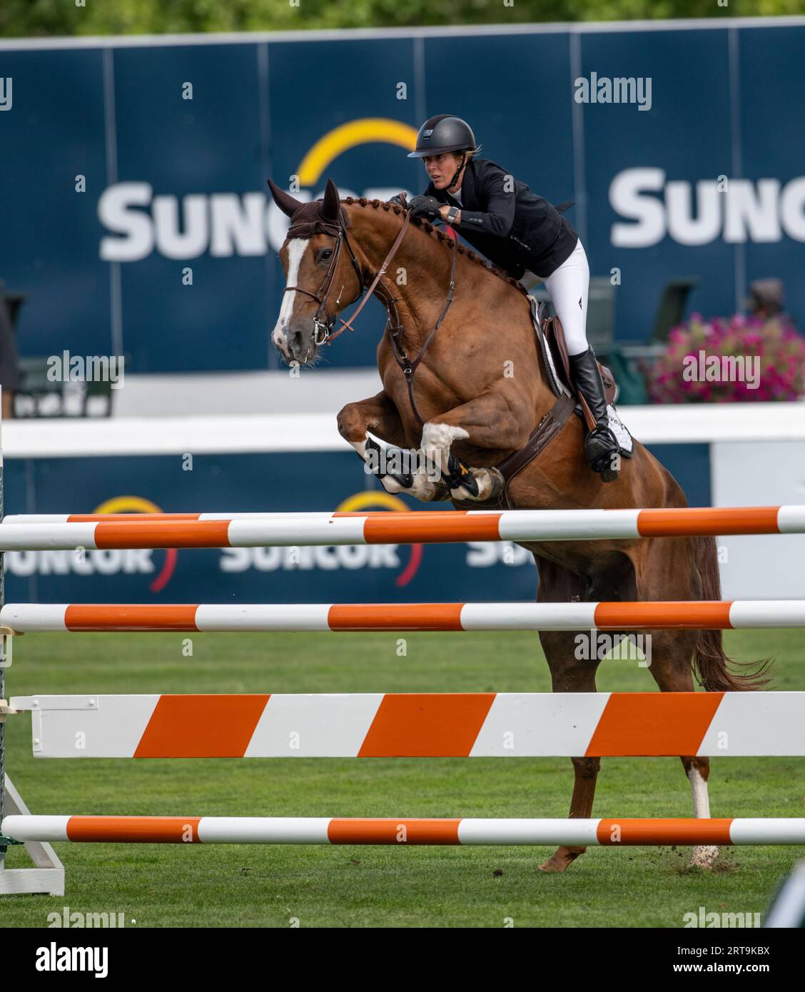 Calgary, Alberta, Canada, 7 September 2023. Yuri Mansur (BRA) riding