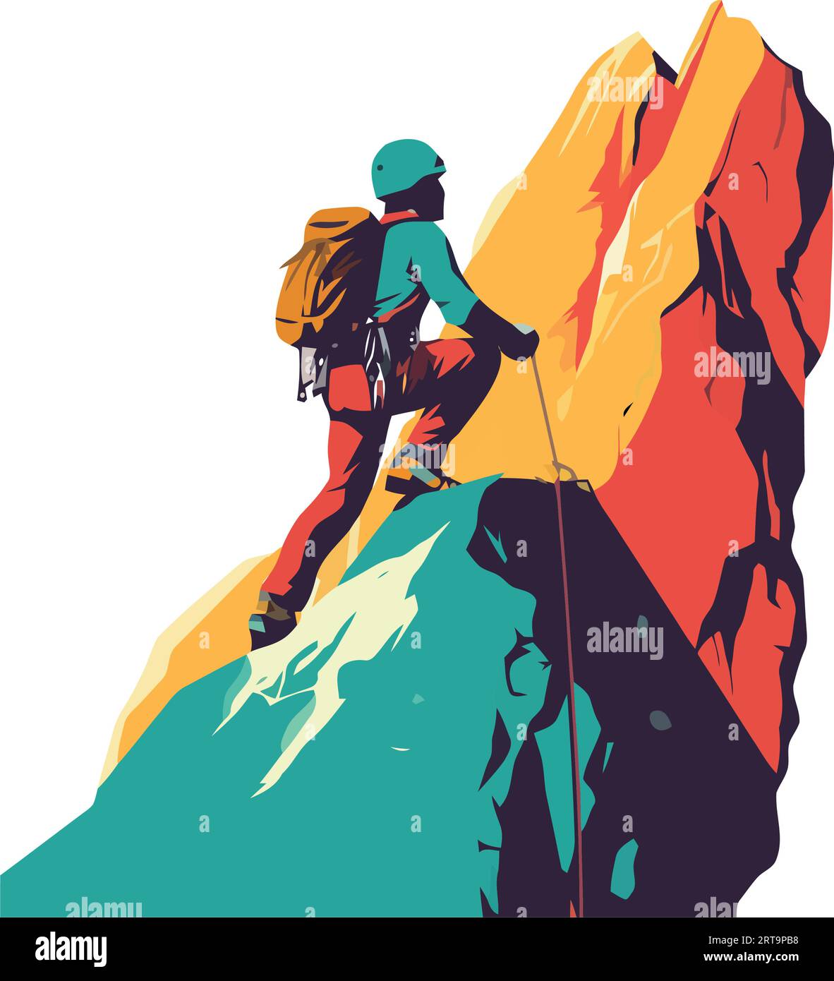 Isolation peak Stock Vector Images - Alamy