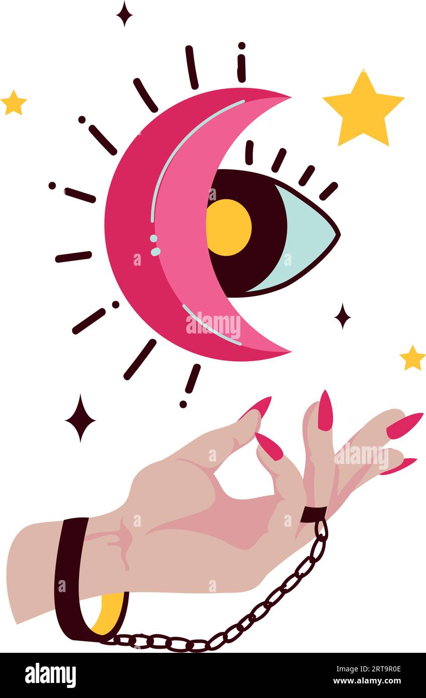 esoteric hand illustration Stock Vector Image & Art - Alamy