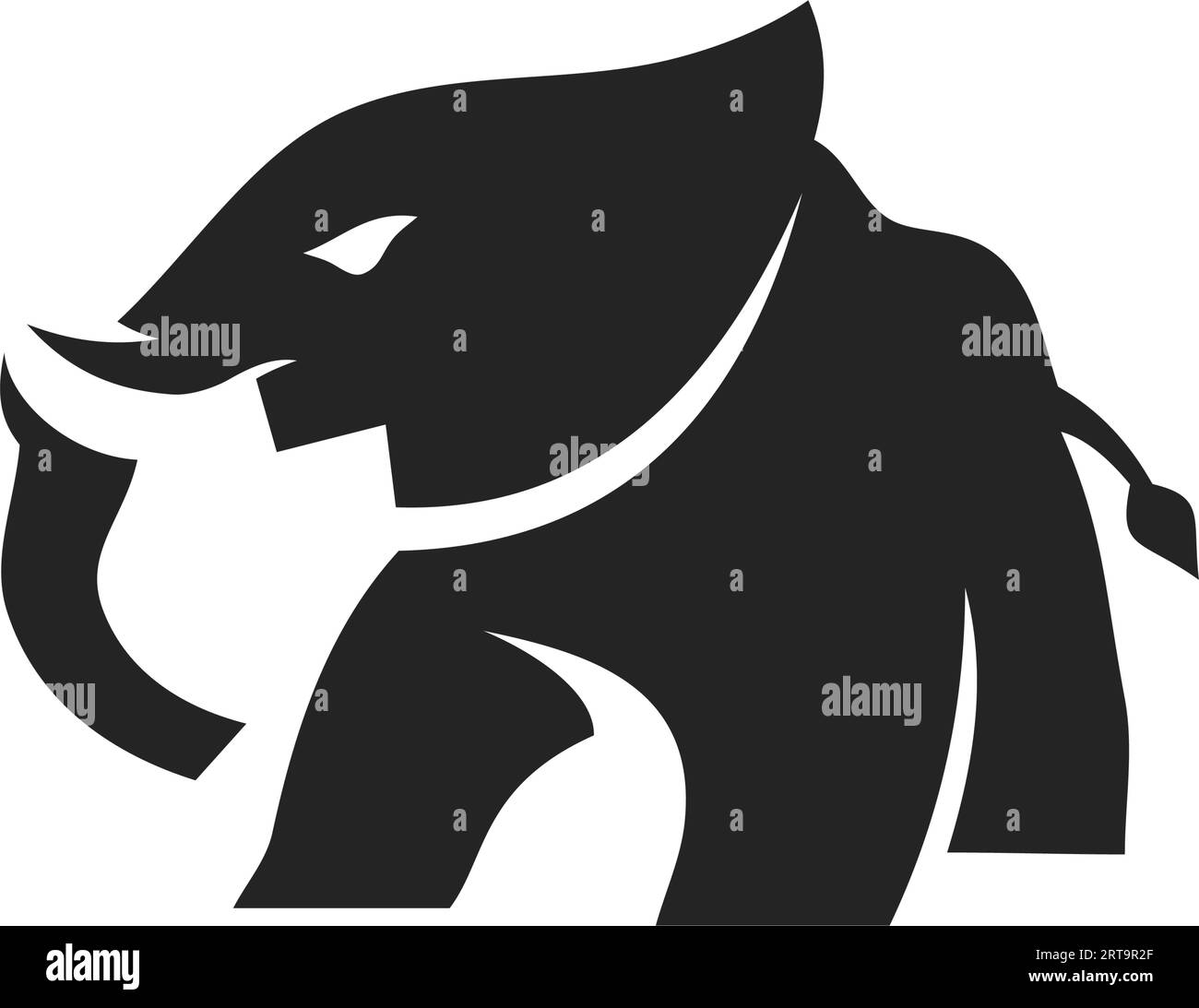 elephant logo template Isolated. Brand Identity. Icon Abstract Vector ...