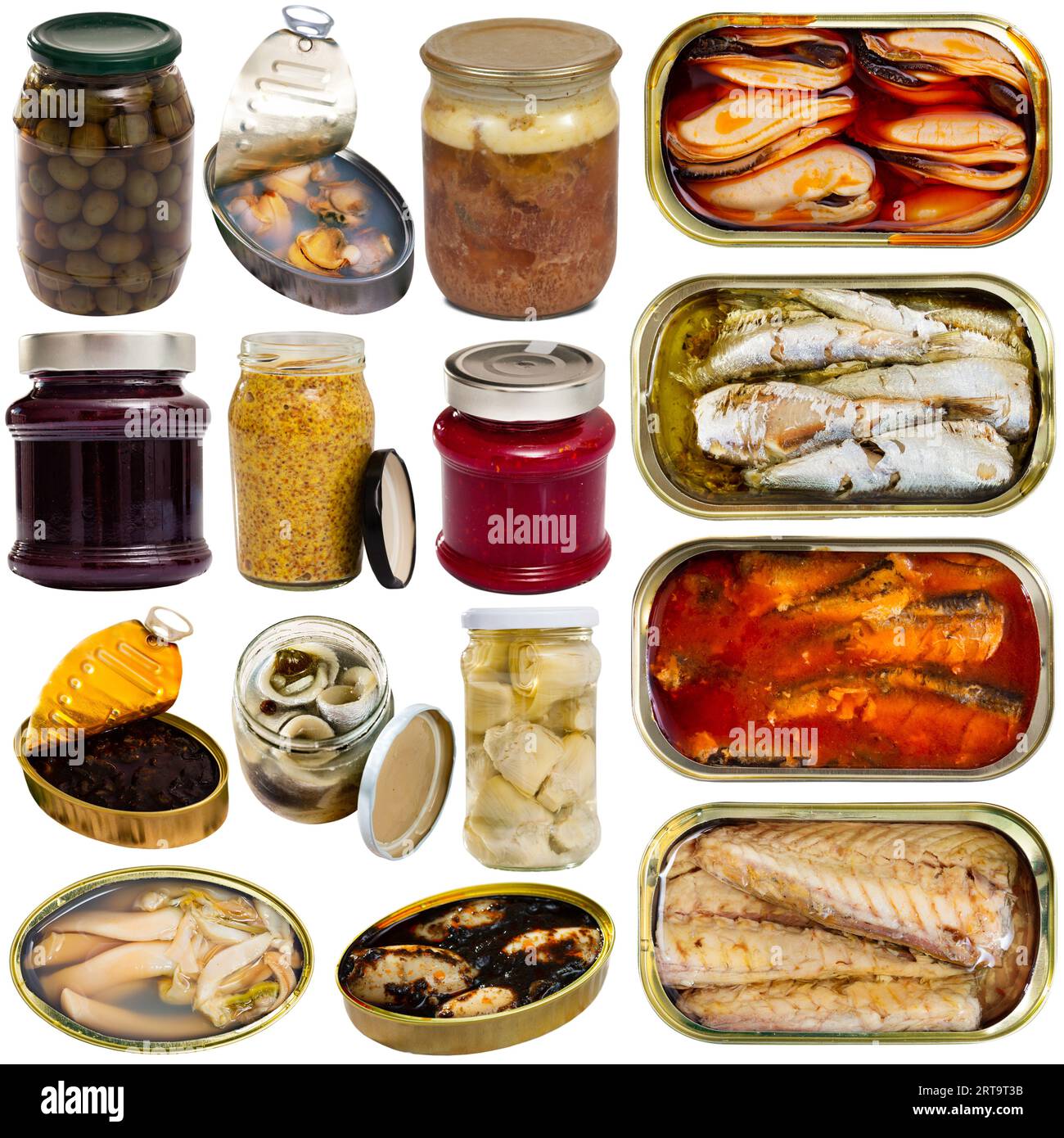 Various cans Cut Out Stock Images Pictures Alamy