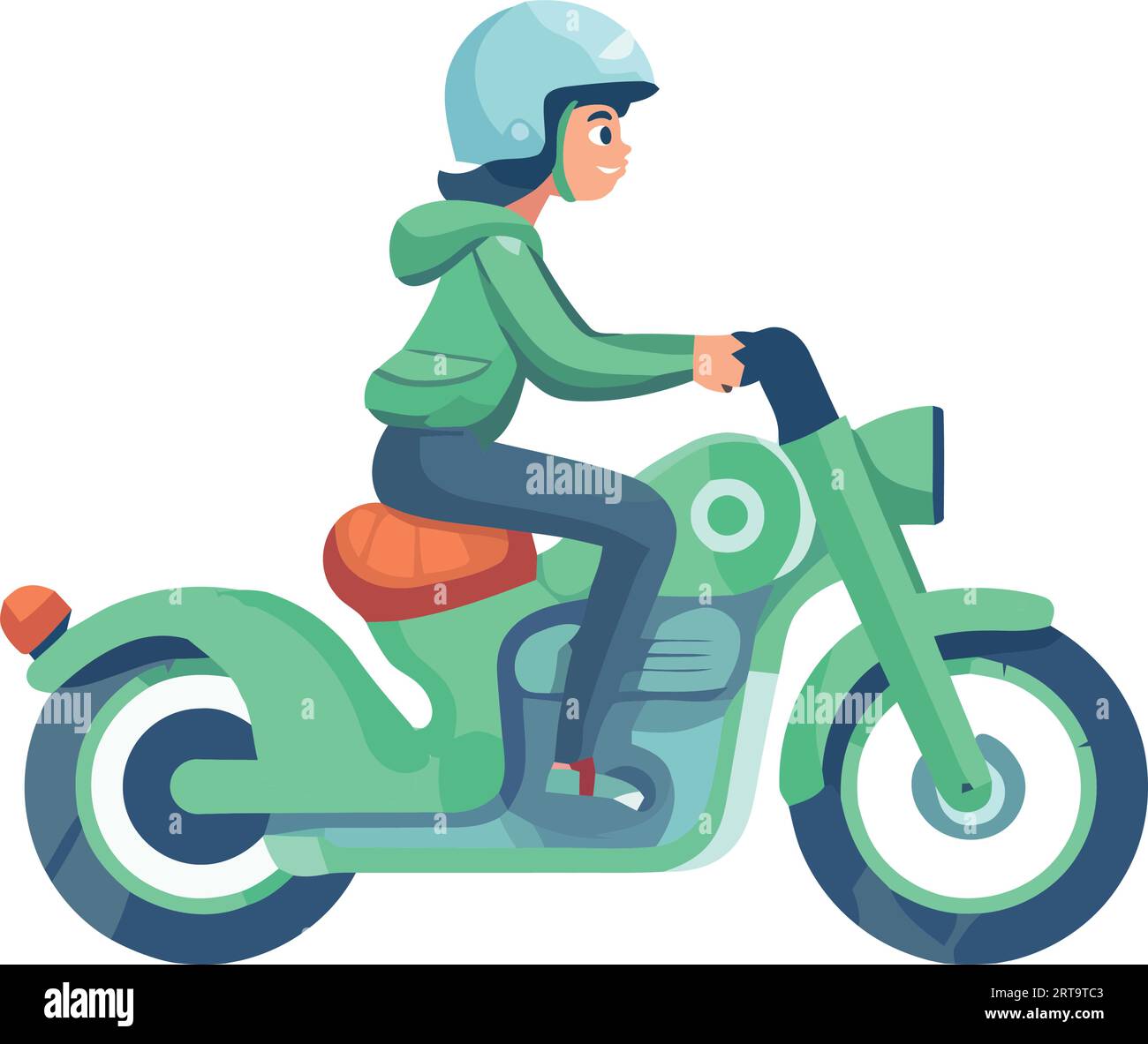 Woman with racing helmet Stock Vector Images - Alamy