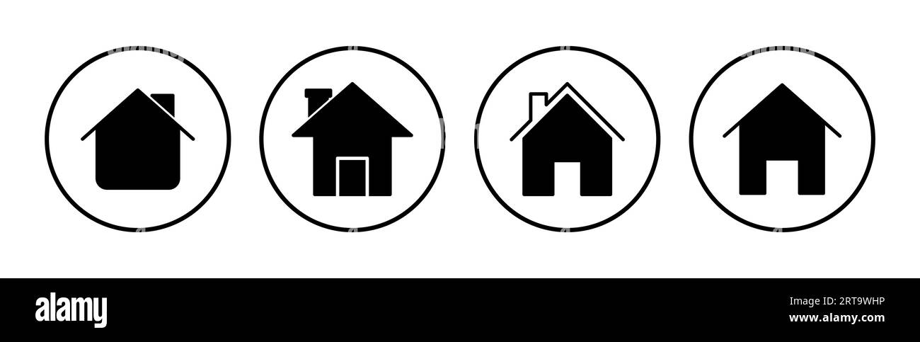 Home icon vector. House vector icon Stock Vector Image & Art - Alamy