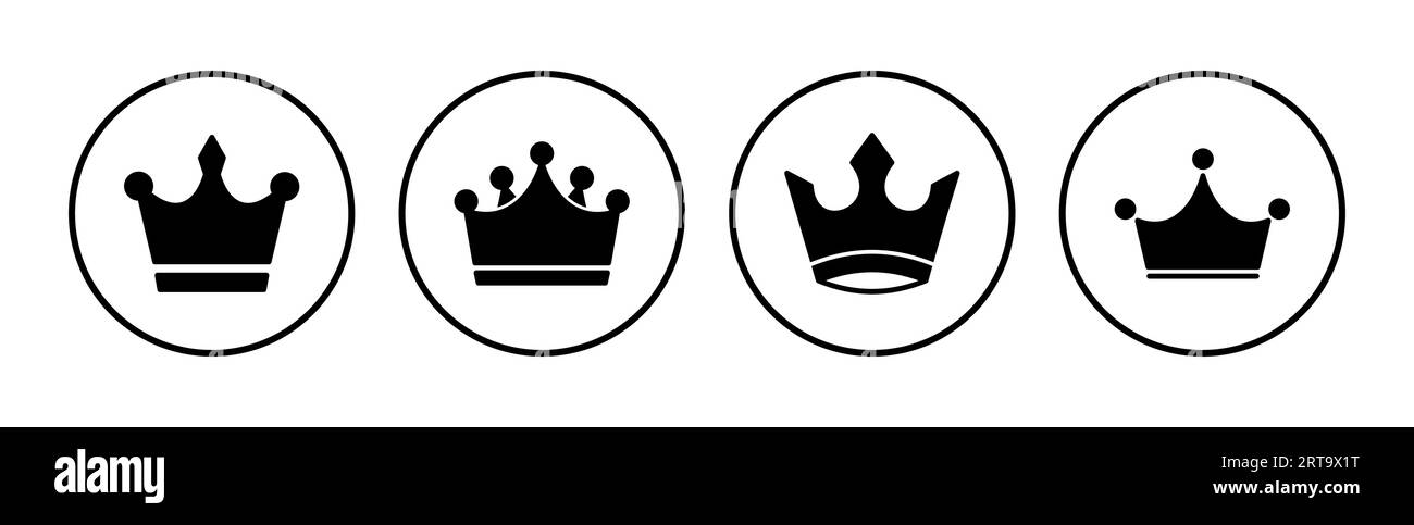 Crown Icon vector. Crown symbol for web site design Stock Vector Image ...