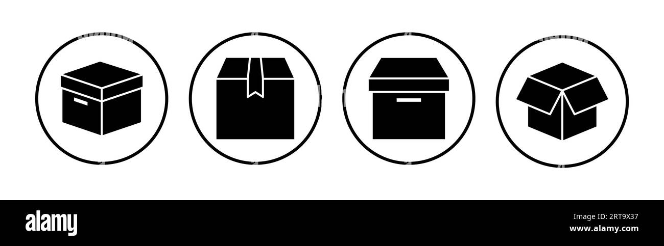 Box icon vector. Box sign. delivery package. parcel box Stock Vector ...