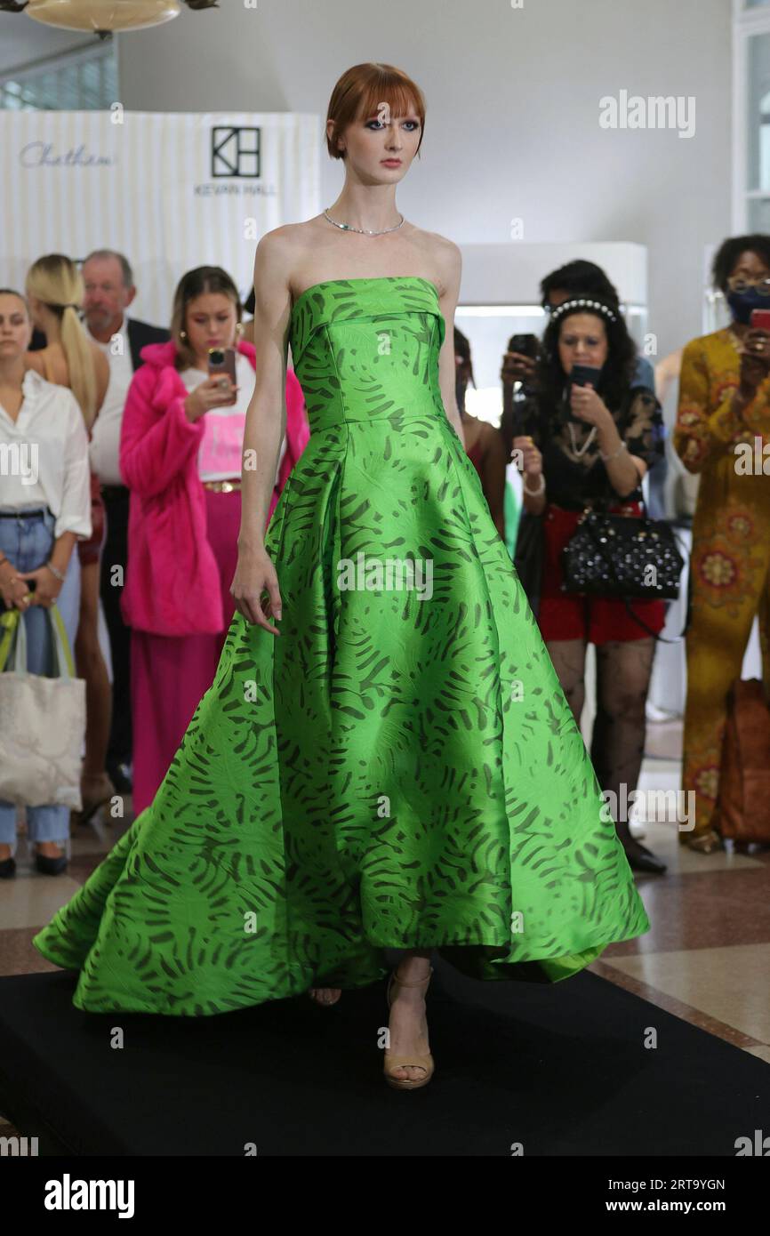 New York, USA, September 11, 2023 Kevan Hall Spring 2024 Collection