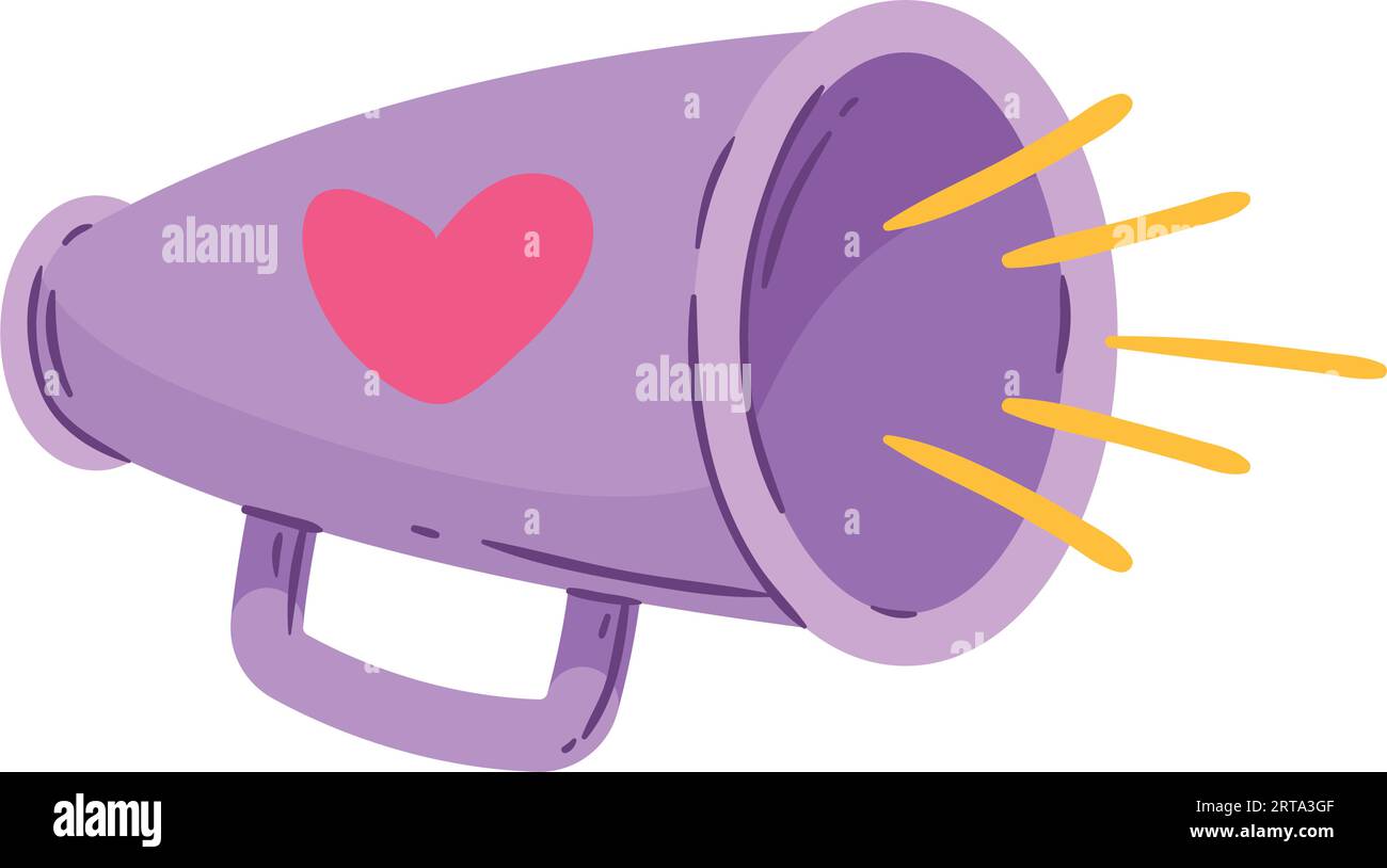 purple megaphone design Stock Vector Image & Art Alamy