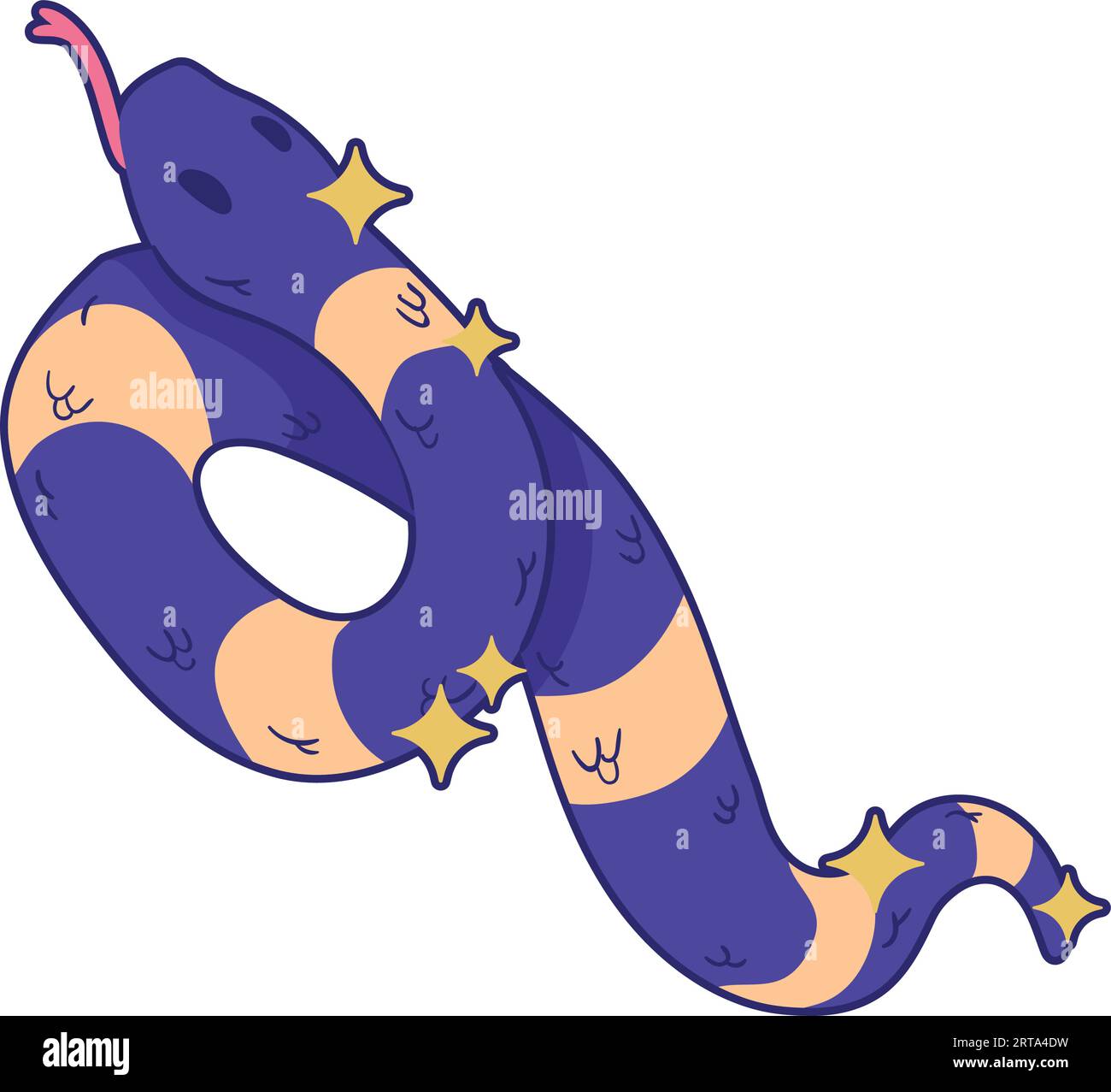 esoteric snake illustration Stock Vector Image & Art - Alamy